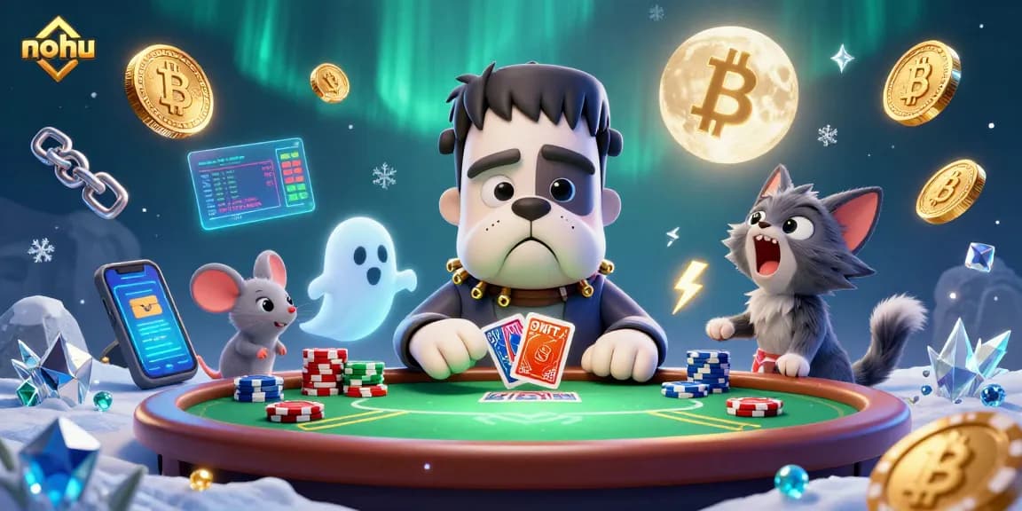 Nohu unveils a thrilling poker showdown with unique characters and crypto elements.