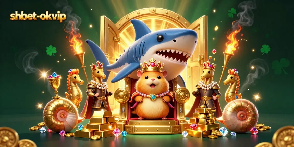 Engage with shbet-okvip as the golden hamster king rules in an opulent 3D casino world filled with treasures.