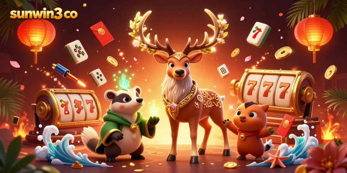 Engage in exciting gaming experiences at sunwin3 co with vibrant illustrations of jackpots and bonuses.
